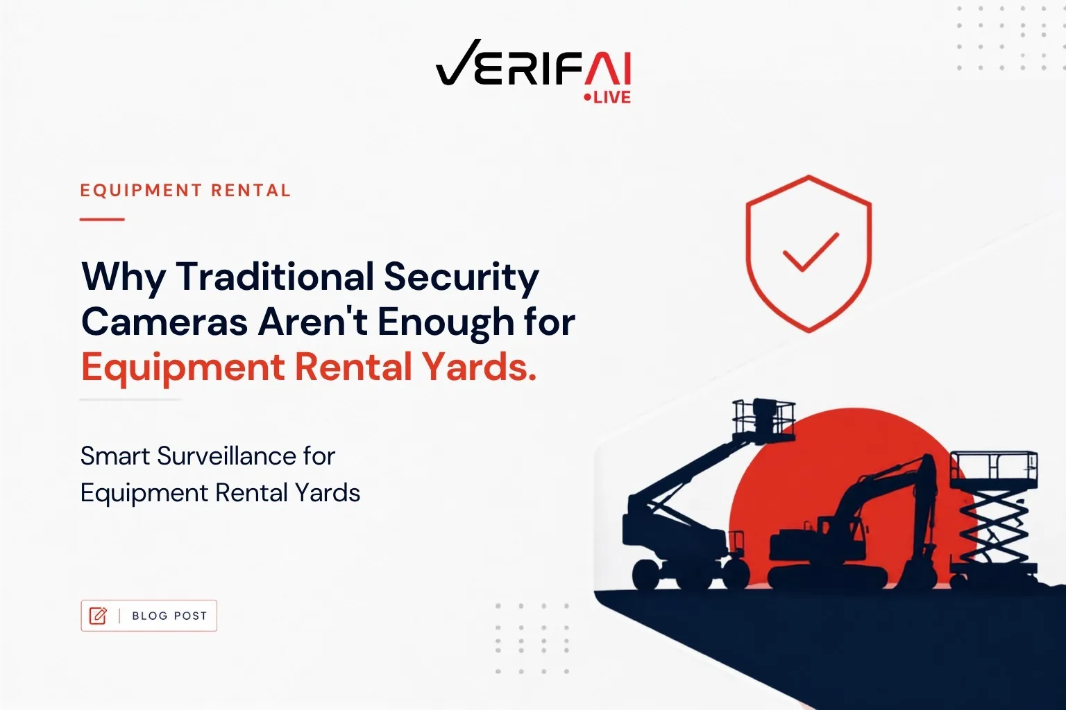 AI-powered surveillance protecting equipment rental yards from theft